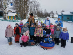 Зимние веселые старты!.